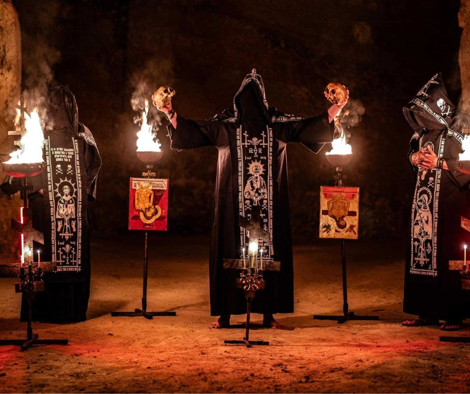 BATUSHKA ARTIFACT - ORIGINAL HANDWITTEN ICON - "Extreme Humility" - GOLD PLATED!!