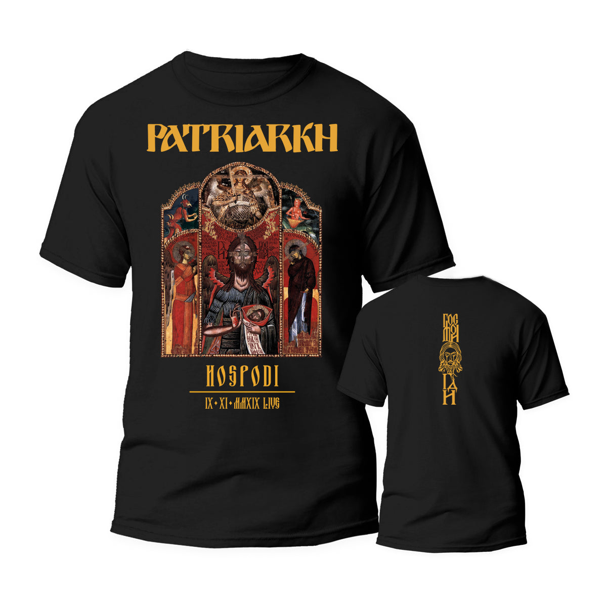 PATRIARKH - "HOSPODI IX.XI.MMXIX LIVE" T-SHIRT