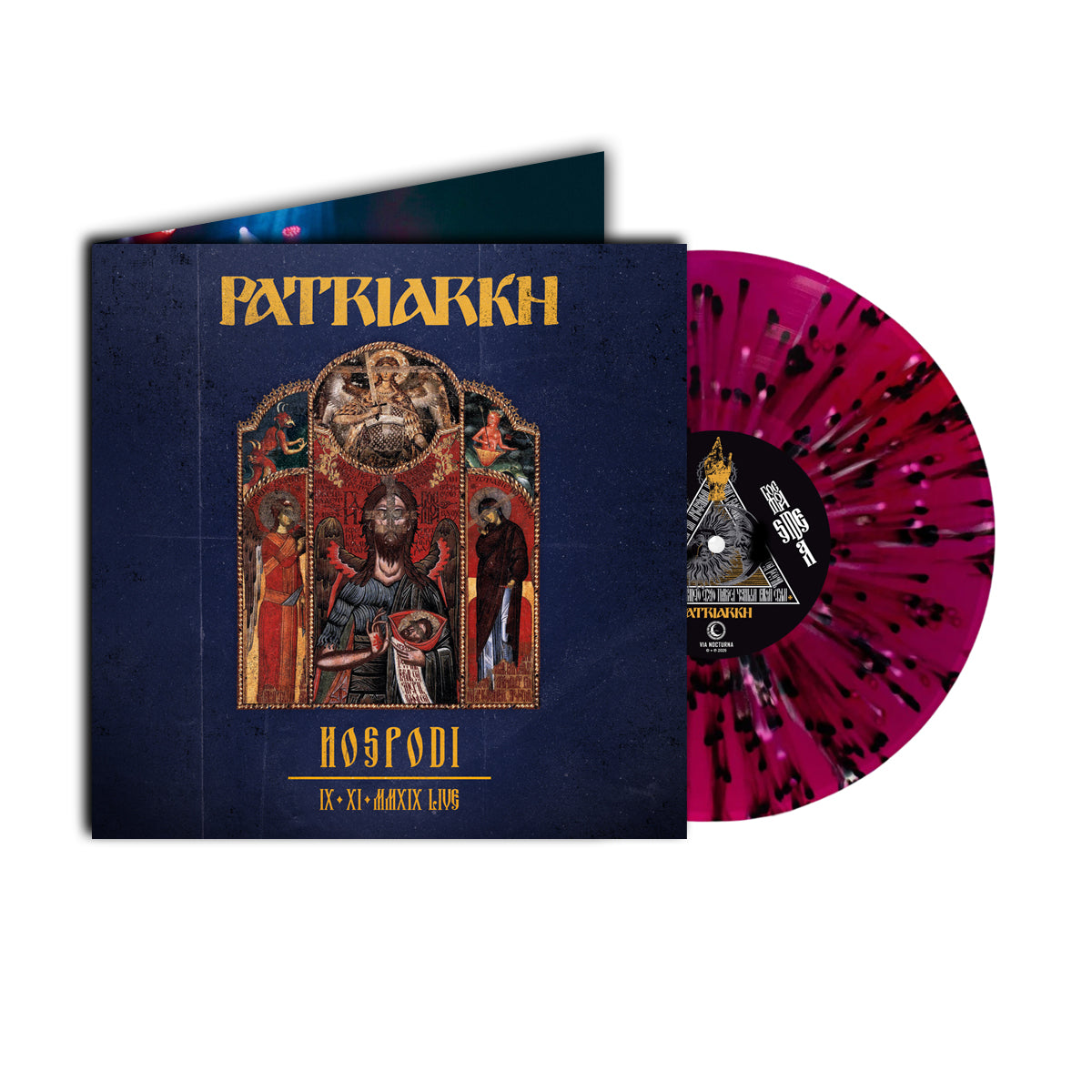 PATRIARKH - "HOSPODI IX.XI.MMXIX LIVE" 12" GATEFOLD LP SPLATTER VINYL