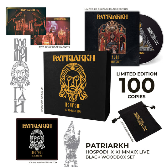 PATRIARKH - "HOSPODI IX.XI.MMXIX LIVE" LIMITED BLACK WOODBOX